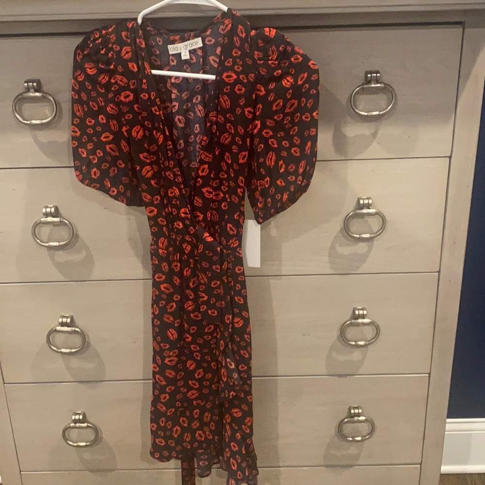 Kiss Print Dress
